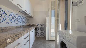 Apartamento, 2 quartos | Cozinha privada | Geladeira