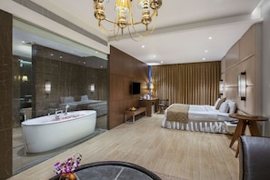 In-room safe, individually decorated, individually furnished, desk - Hotel Satkar Grande (Thane)