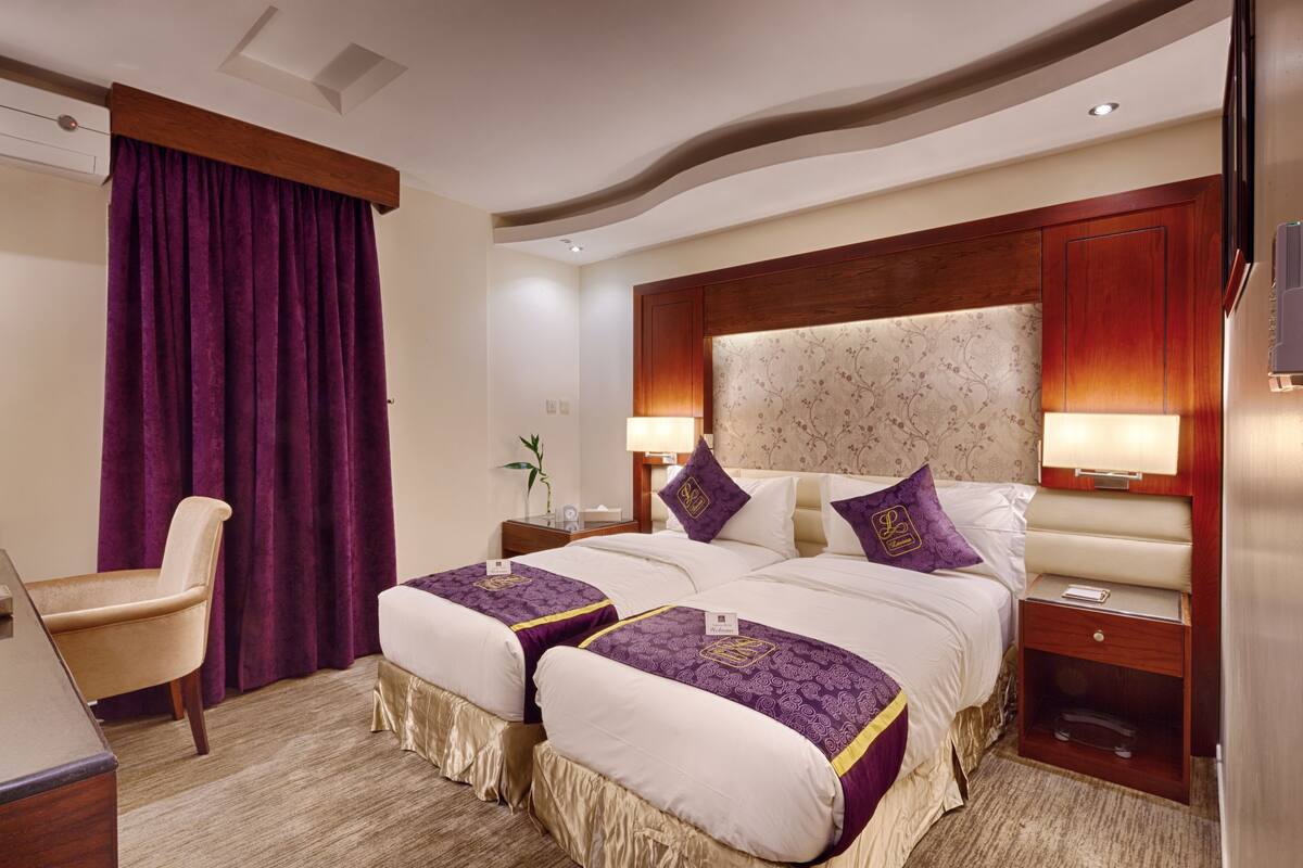 Deluxe-Zweibettzimmer | Hochwertige Bettwaren, Minibar, Zimmersafe, Schreibtisch