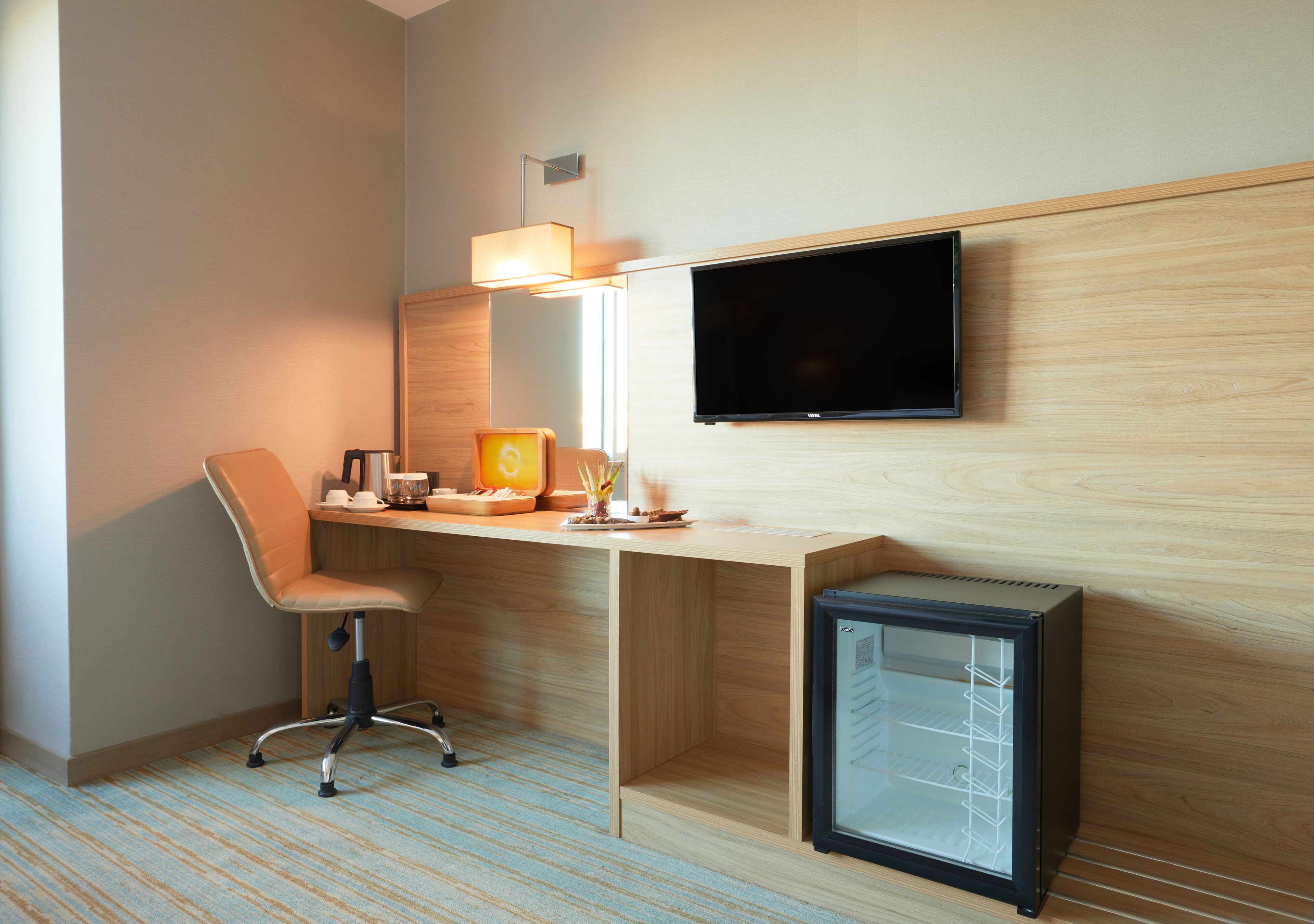 superior double room | living area | lcd tv