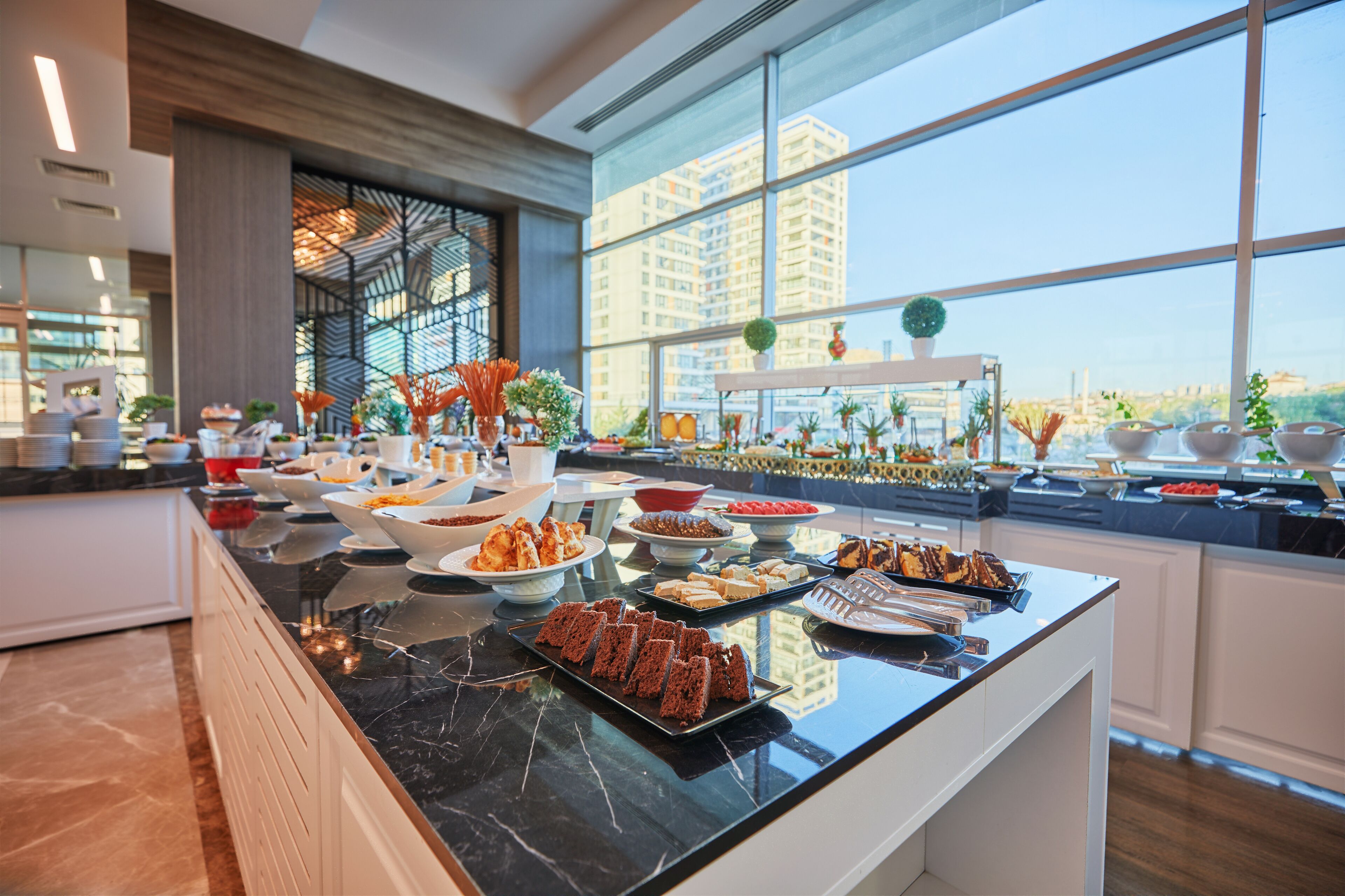 Daily buffet breakfast (EUR 11 per person)