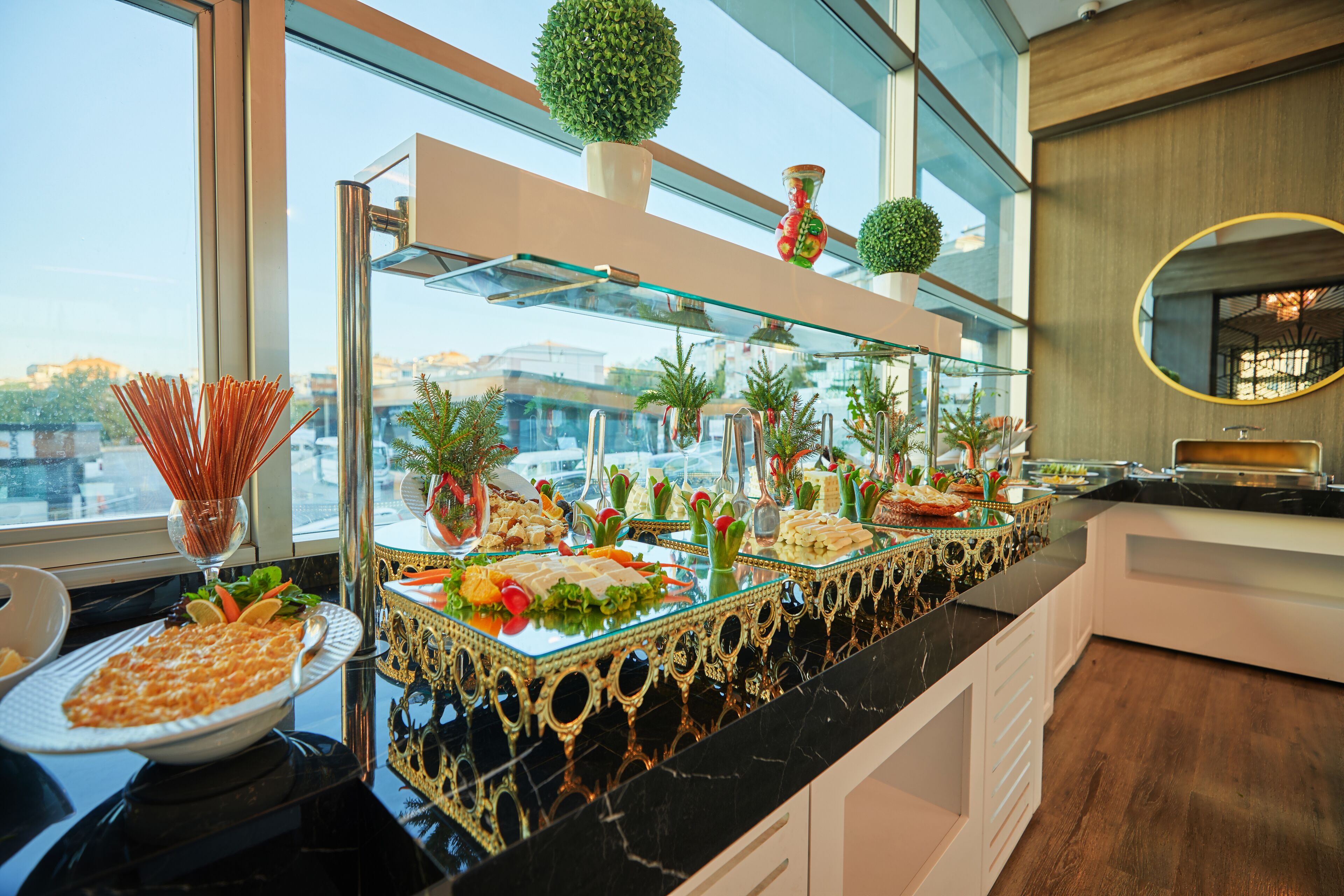 daily buffet breakfast (eur 11 per person)