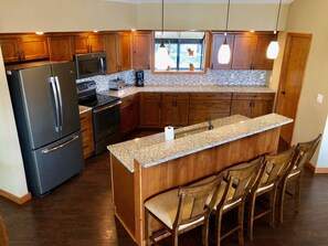 Family Condo, 3 Bedrooms | Private kitchen | Microwave, coffee/tea maker - Antlers Resort (Branson)