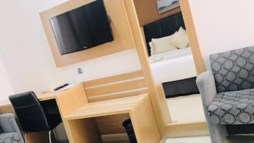 標準單人房 | 高級寢具、迷你吧、房內夾萬、書桌