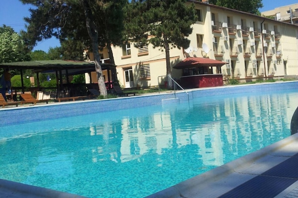 Seasonal outdoor pool