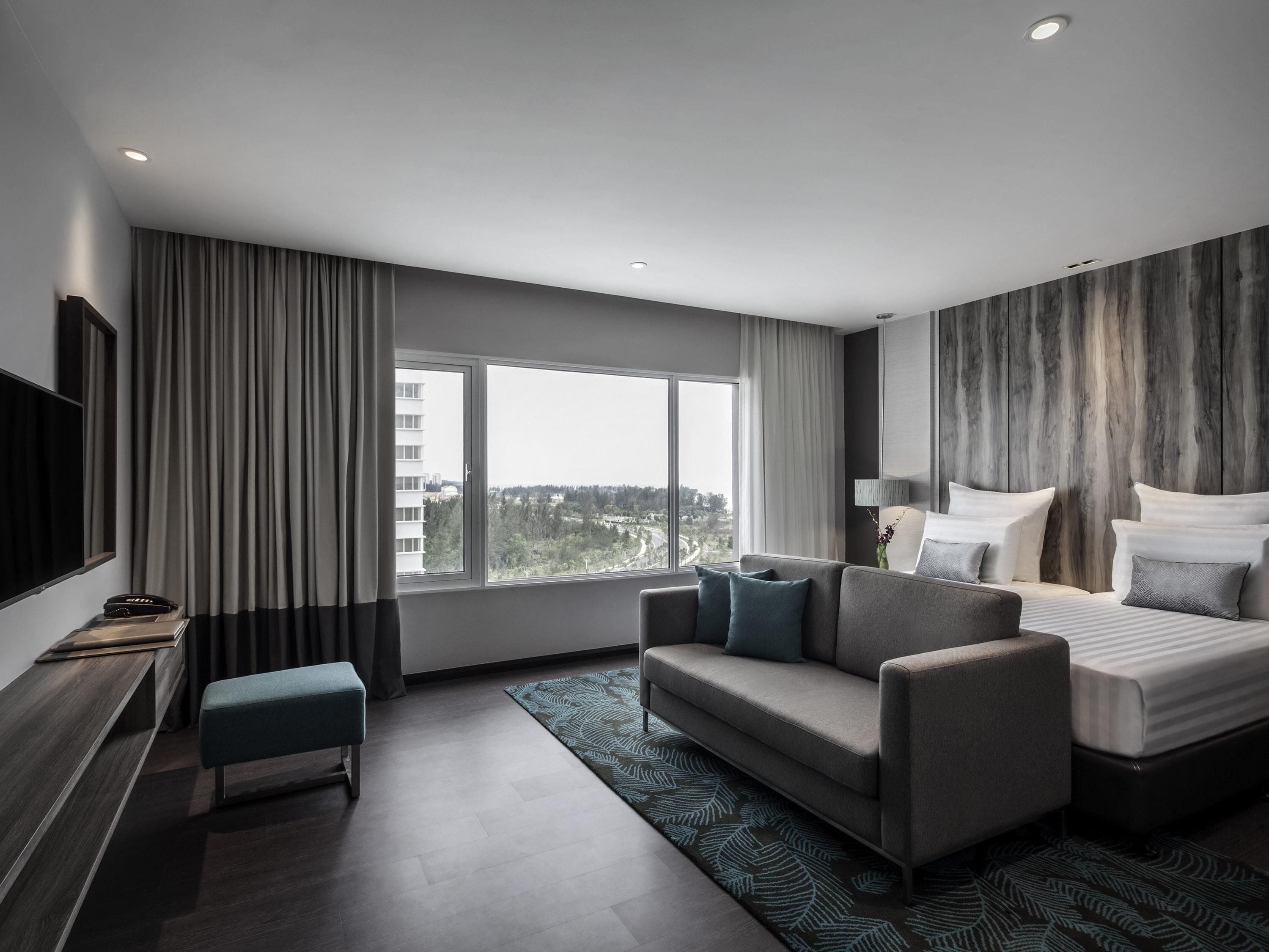 高级房, 2 张单人床 (Premium) | 迷你吧、客房内保险箱、办公桌、隔音