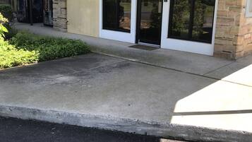 Entrada de la propiedad