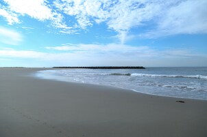 On the beach