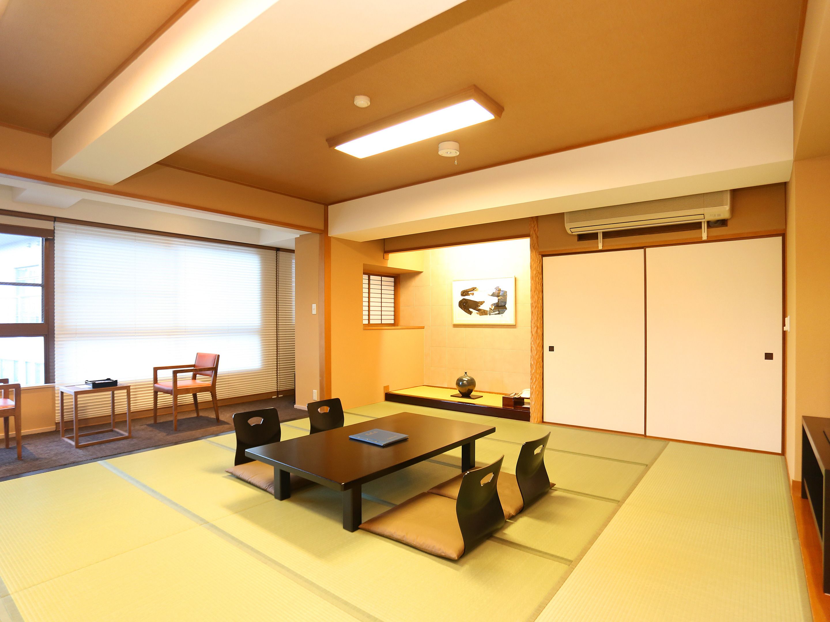 japanese style room - room size varies, eastern building, smoking | living area | flat-screen tv