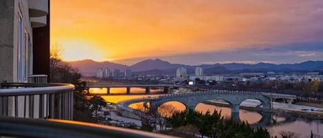 Vue depuis l’hébergement