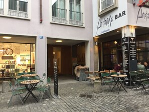 Entrée de l’hébergement