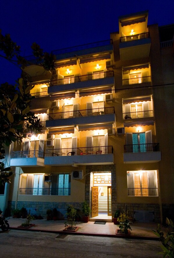 Front of property - evening/night