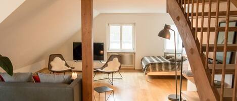 City Apartment, City View | Minibar, laptop workspace, iron/ironing board, free WiFi