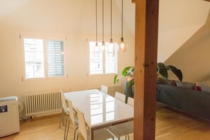 City Apartment, City View | Minibar, laptop workspace, iron/ironing board, free WiFi