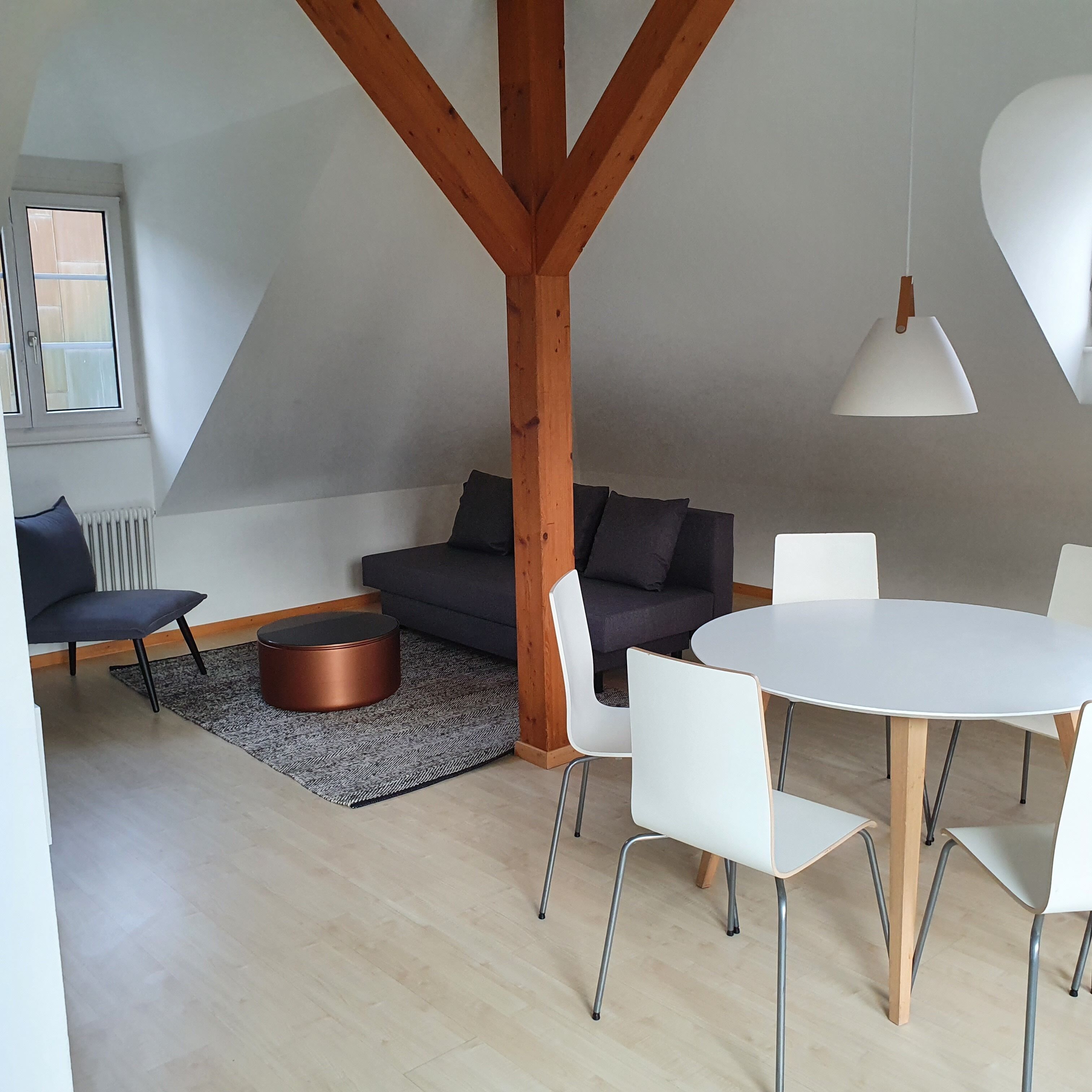 city apartment, 2 bedrooms | living area | 47-inch flat-screen tv with cable channels, tv