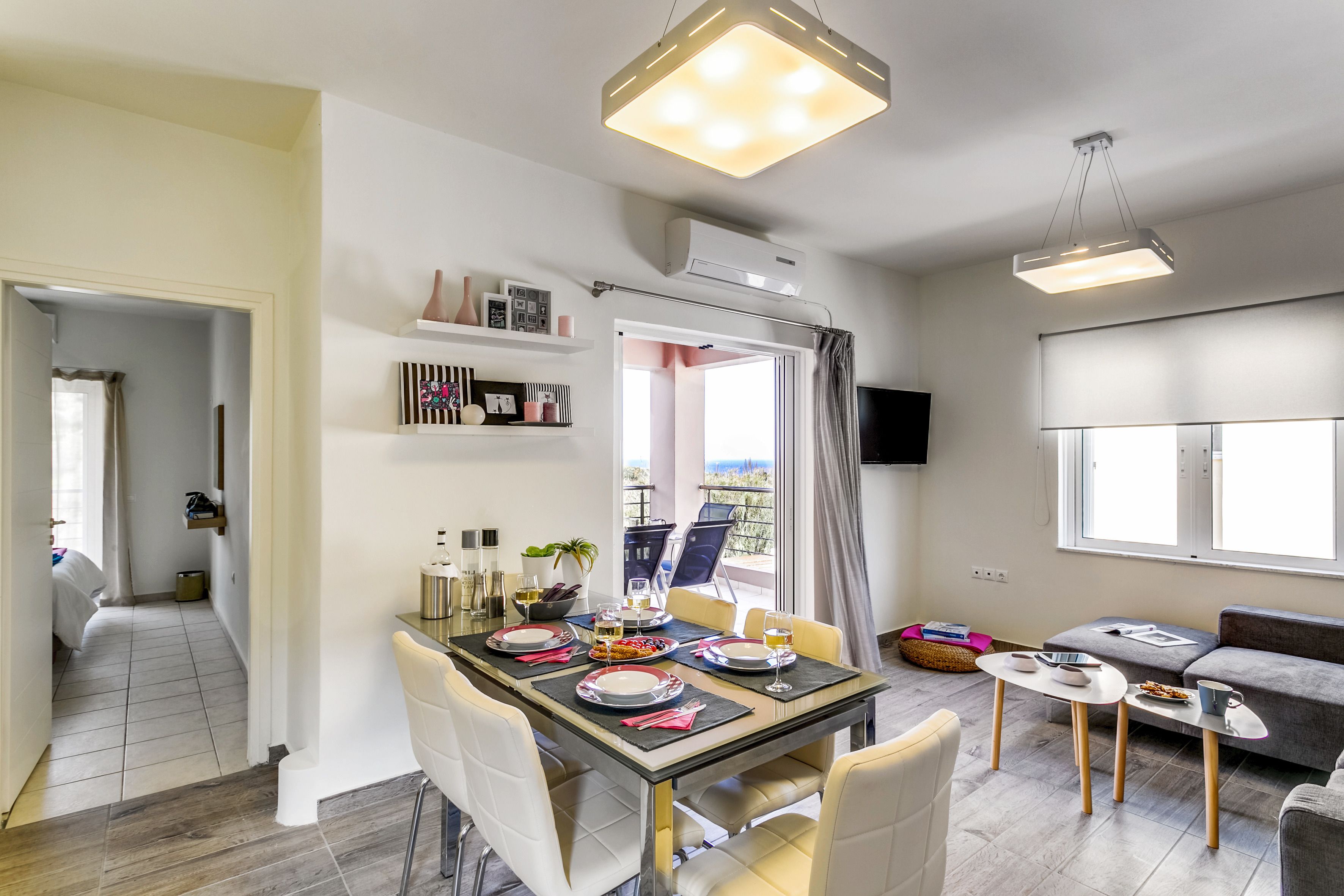 Villa, 3 soverom, privat basseng (Mimis) | Spiseområde på rommet