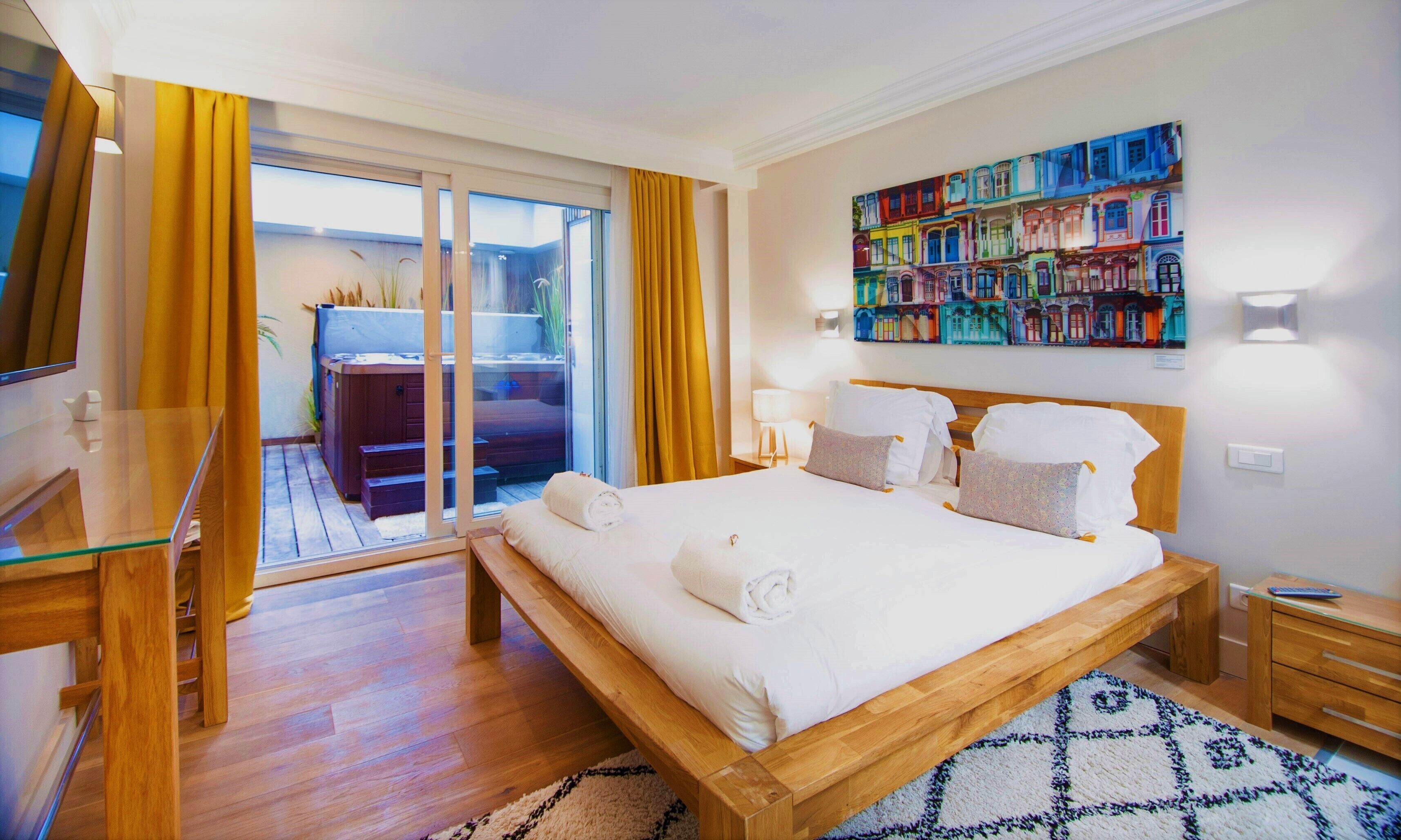 Apartemen Presidensial, 1 kamar tidur, sauna | 1 kamar tidur, seprai premium, brankas, dan didekorasi berbeda-beda