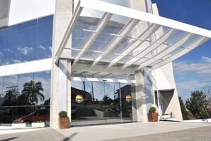 Majoituspaikan sisäänkäynti