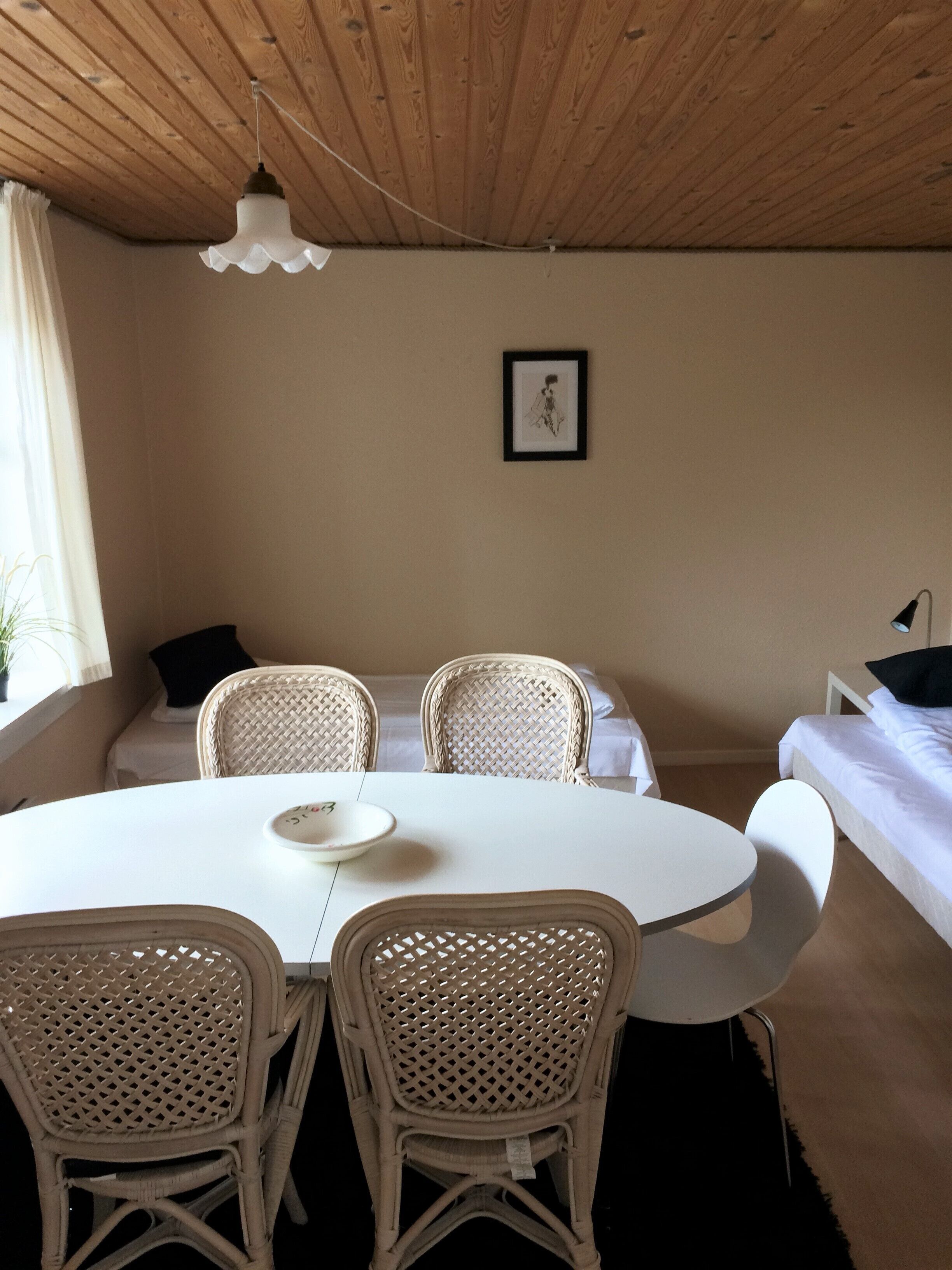 apartment, 1 bedroom, patio (gæstgiverstien) | living area | flat-screen tv