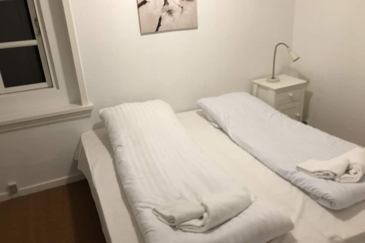 apartment, 2 bedrooms, patio (gæstgiverstien) | down duvets, iron/ironing board, free wifi, bed sheets