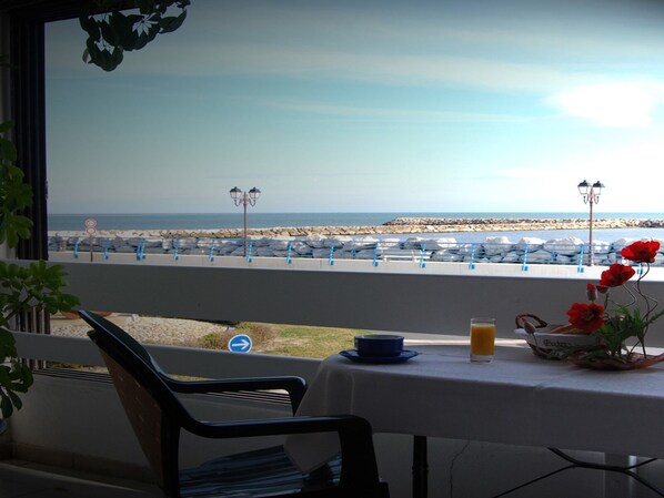 Twin Room, Balcony, Sea View | Balcony view