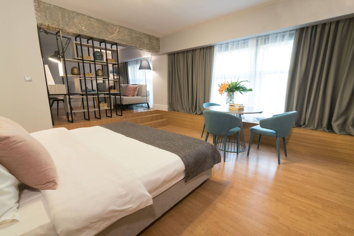 Loft | 1 Schlafzimmer, Bettwäsche aus ägyptischer Baumwolle