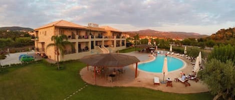 Majoituspaikan julkisivu