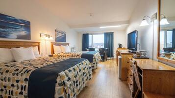 Superior Quadruple Room, 2 Double Beds | Premium bedding, desk, iron/ironing board, free WiFi