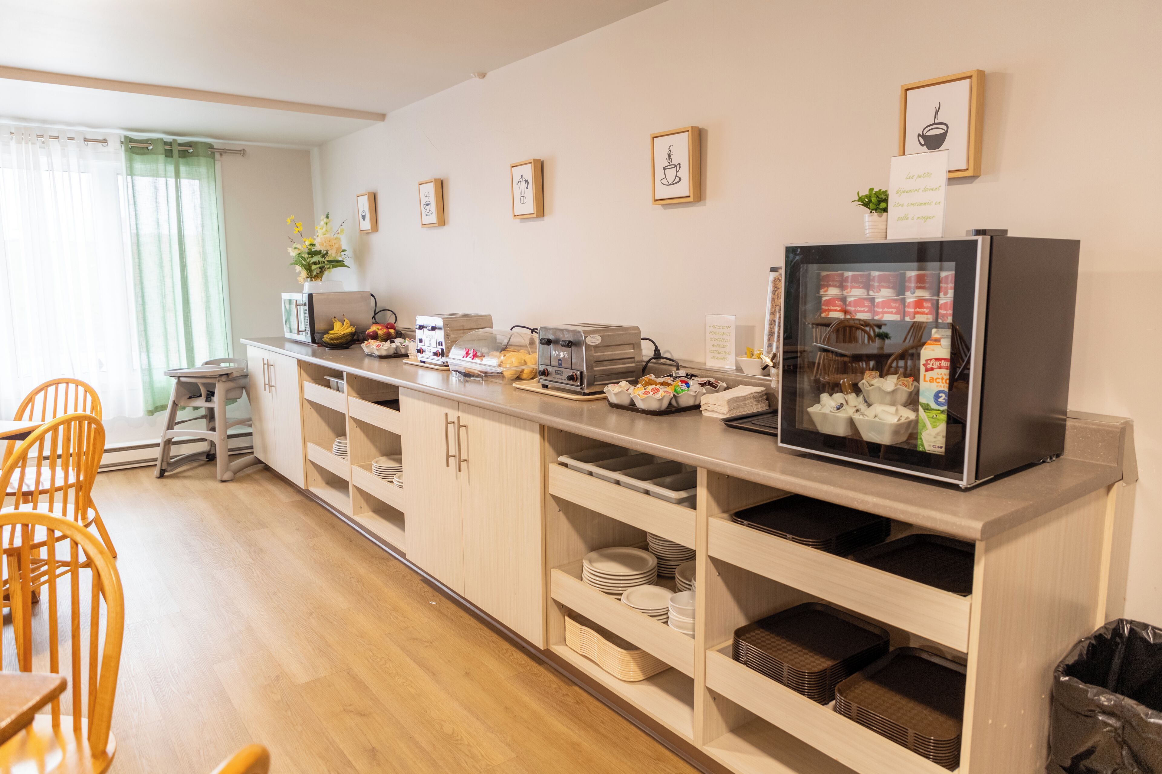 Kontinental frokost er inkludert hver dag