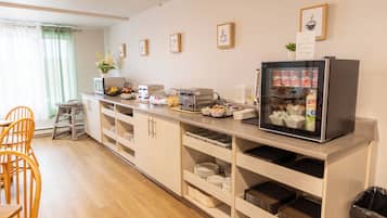 Kontinental frokost er inkludert hver dag