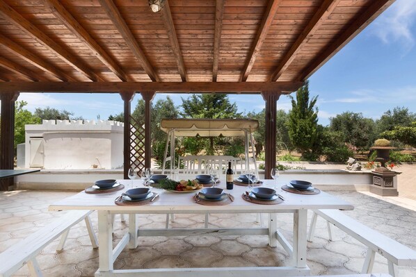 Villa, 5 Bedrooms | Terrace/patio - Villa Le Due Sorelle (Ugento)