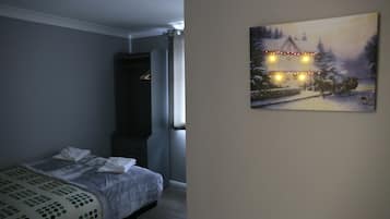 Standard Double Room | Pillow-top beds, soundproofing, free WiFi, bed sheets
