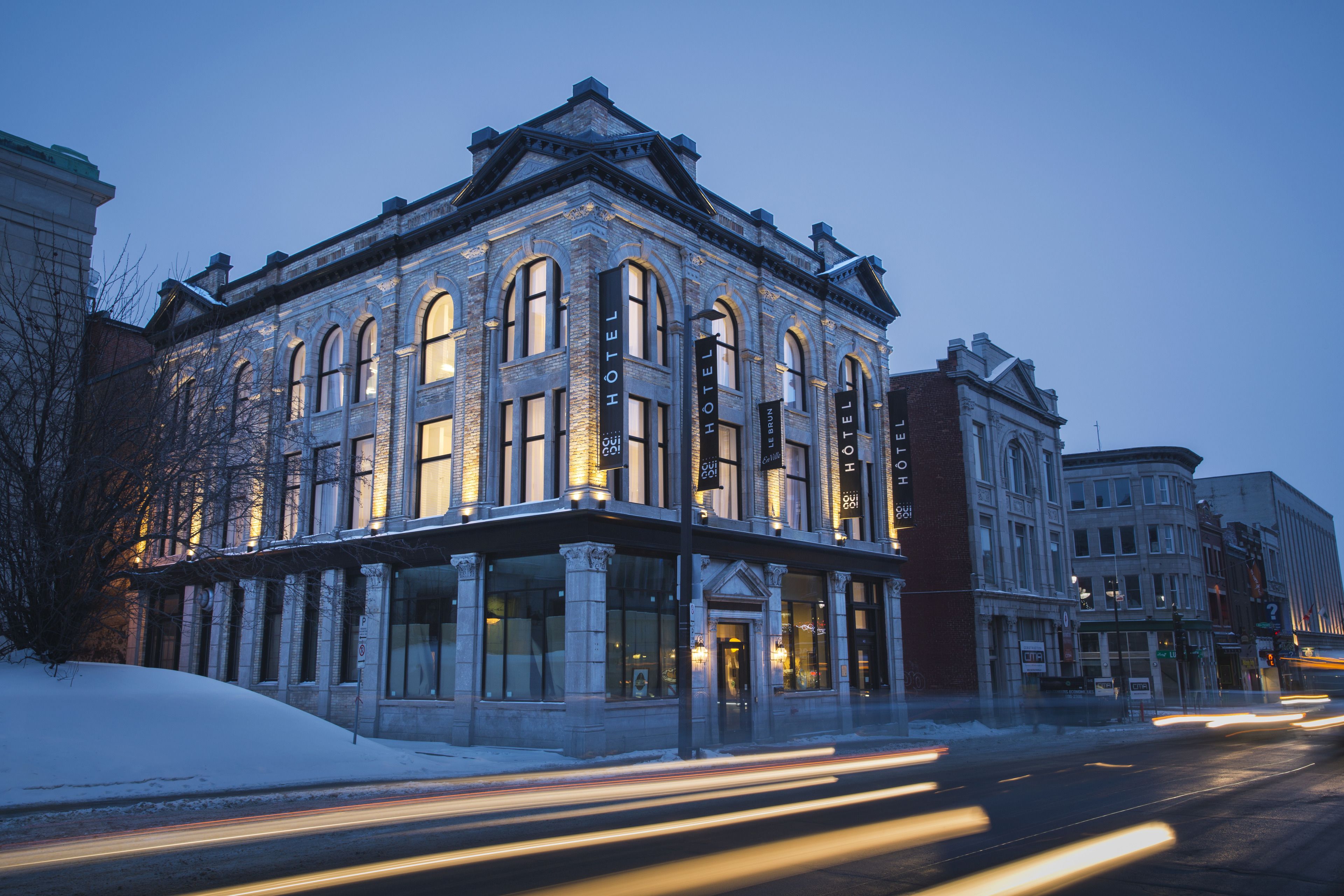 front of property – evening/night