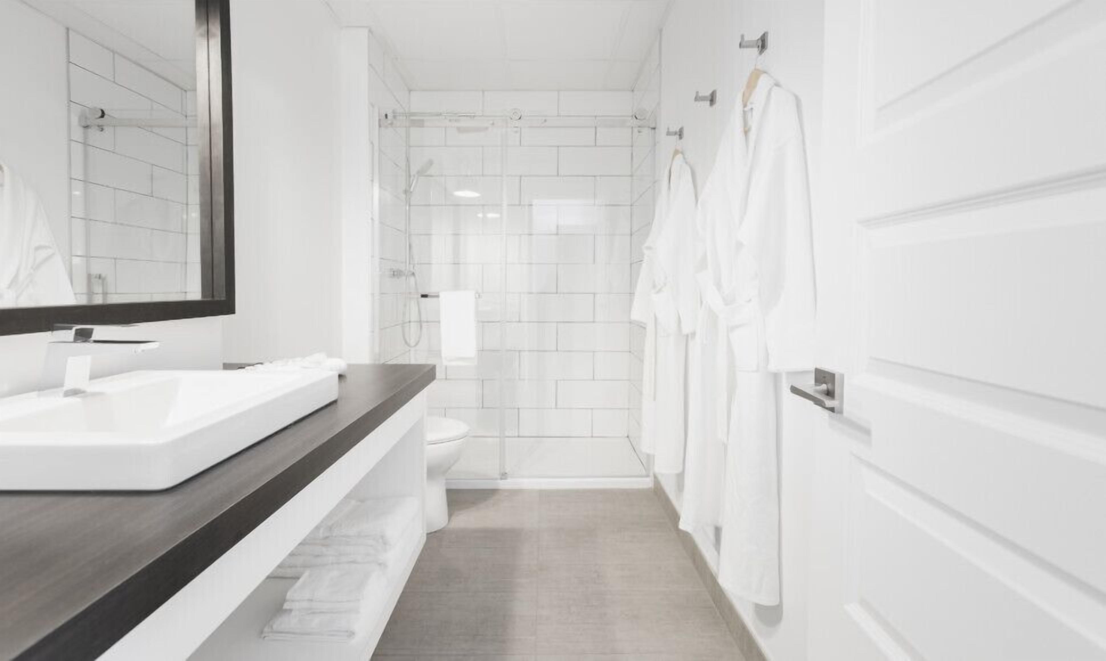 superior room, 1 king bed | bathroom | free toiletries, hair dryer, towels, soap