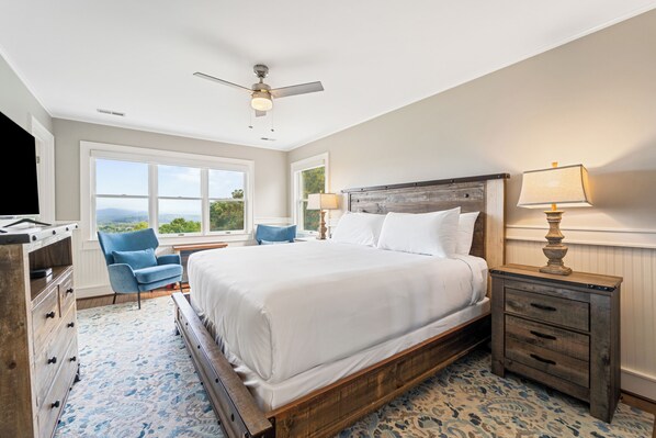 Premium bedding, individually decorated, individually furnished