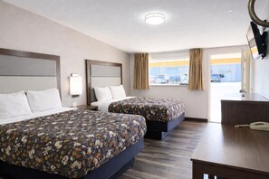 Standard Room, 2 Queen Beds, Non Smoking | Premium bedding, desk, rollaway beds, free WiFi - American Inn & Suites (Paris)