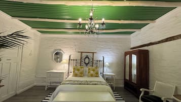 Dove Room | Premium bedding, desk, laptop workspace, iron/ironing board