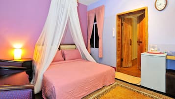 Individually decorated, individually furnished, desk, blackout curtains