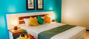 Chambre Deluxe | Coffre-fort, bureau, fer et planche à repasser, lit de bébé (gratuit)