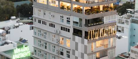 Voorkant van accommodatie