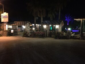 Front of property – evening/night