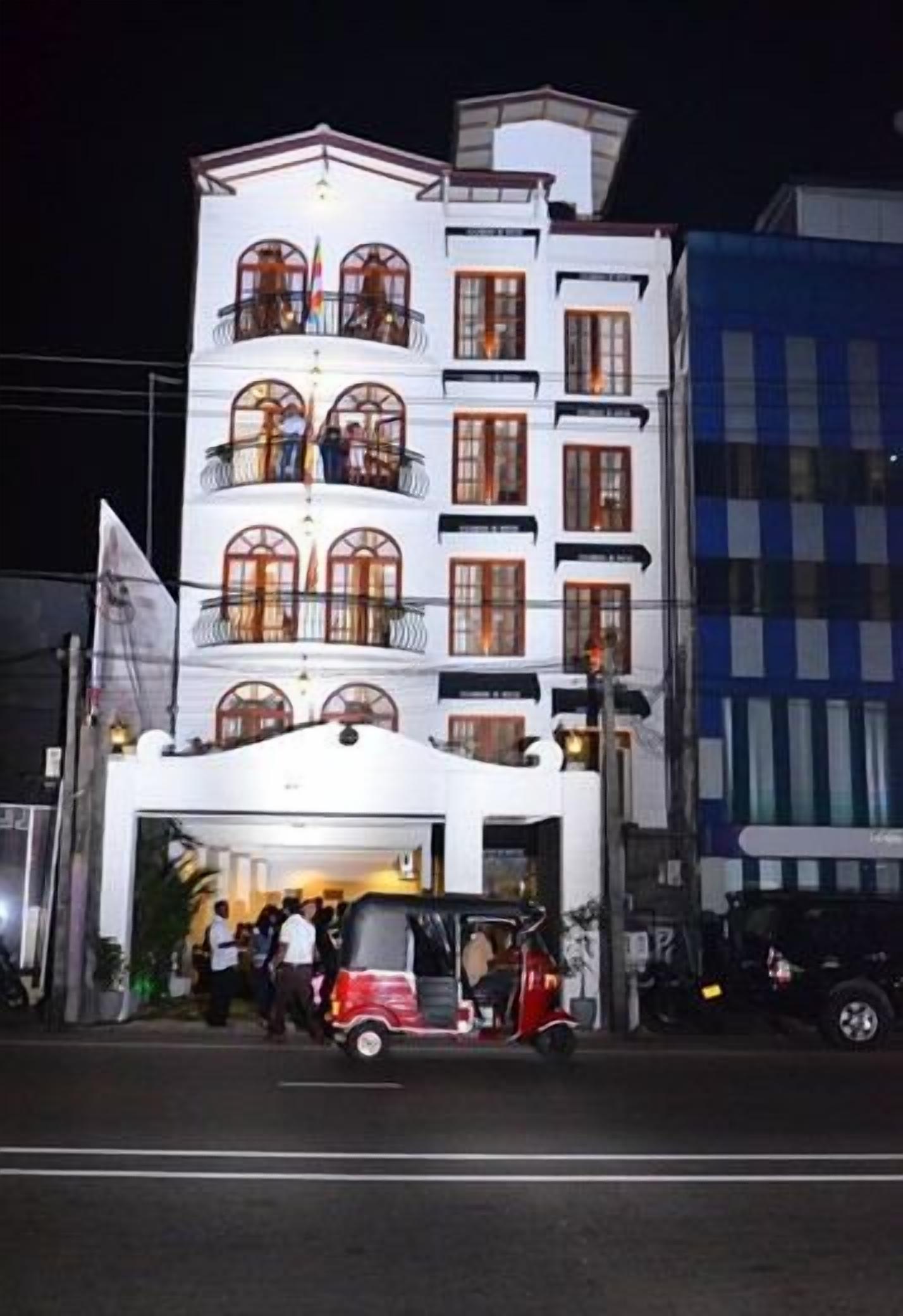 front of property – evening/night