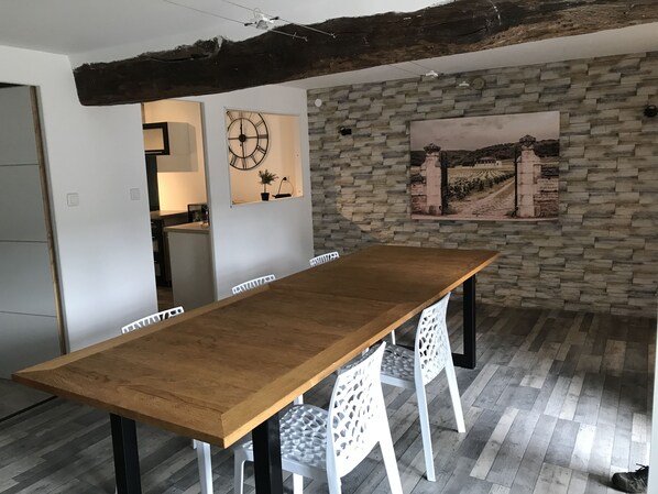 Cottage, Ensuite (La Grangette en Bourgogne) | Restaurant