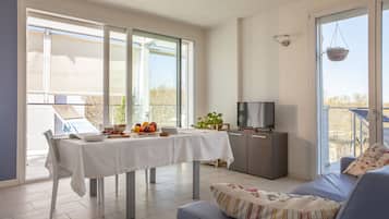 Panoramic Penthouse, 2 Bedrooms, Terrace, Sea View | View from room
