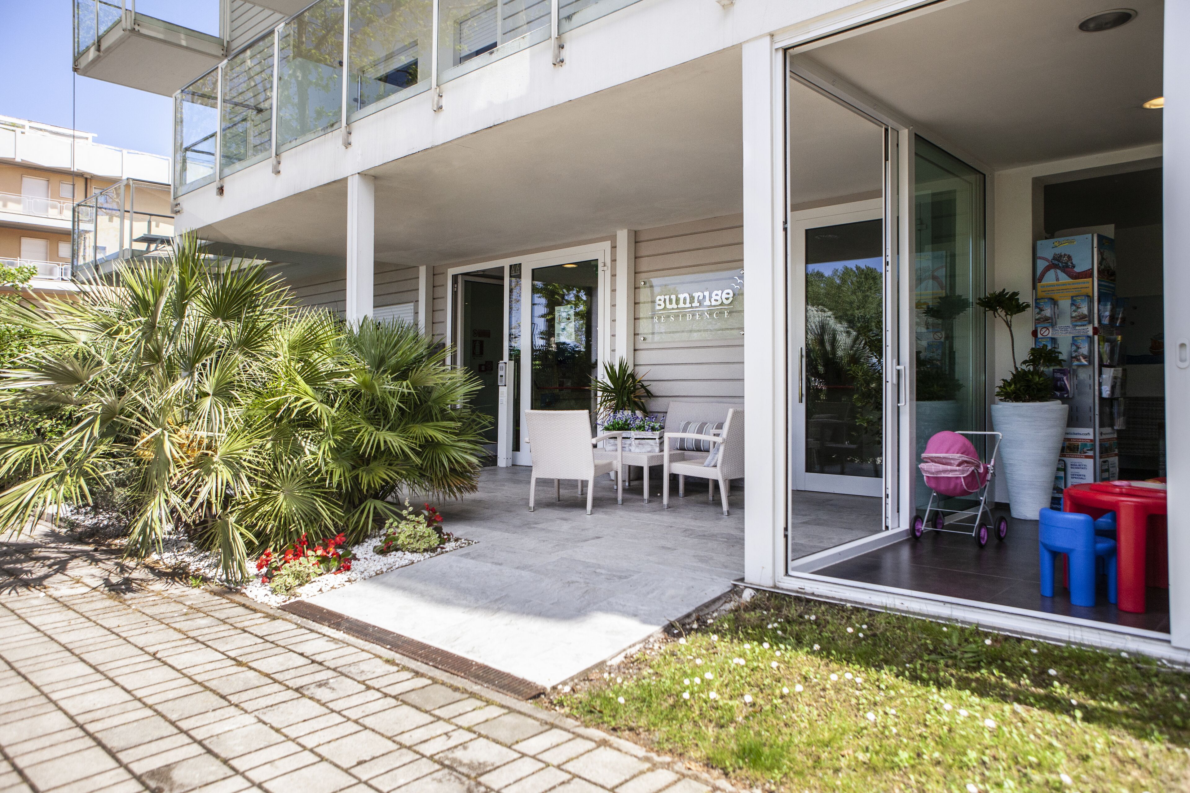 Fassade der Unterkunft