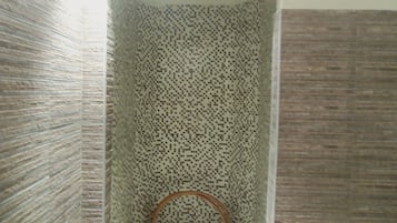 Turkish bath, body wraps, body scrubs, facials, 4 treatment rooms