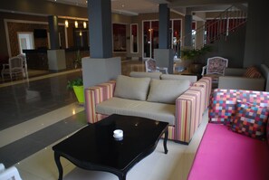 Sitteområde i lobbyen