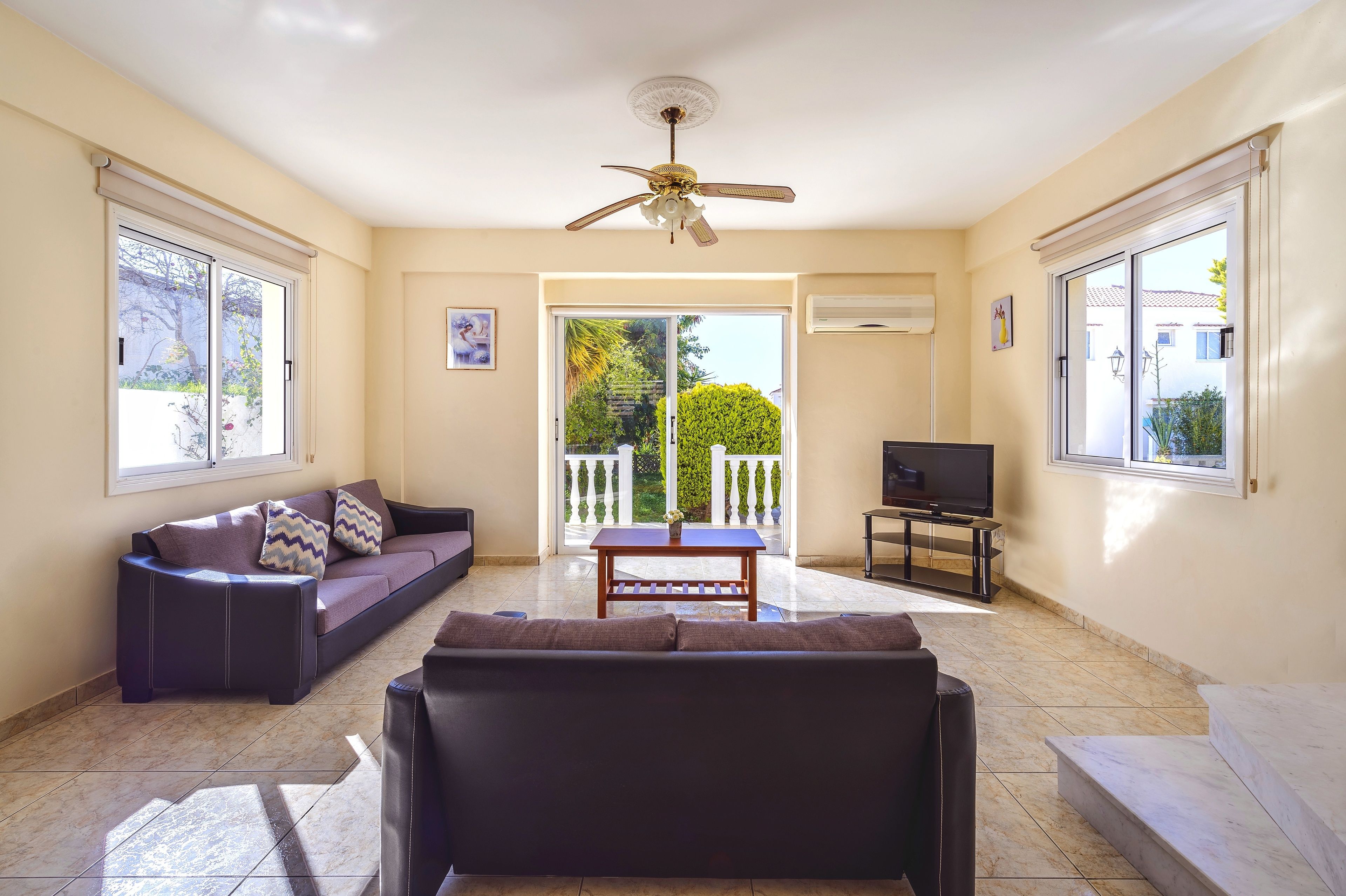 Villa, 2 Bedrooms | Living room | Plasma TV, table tennis