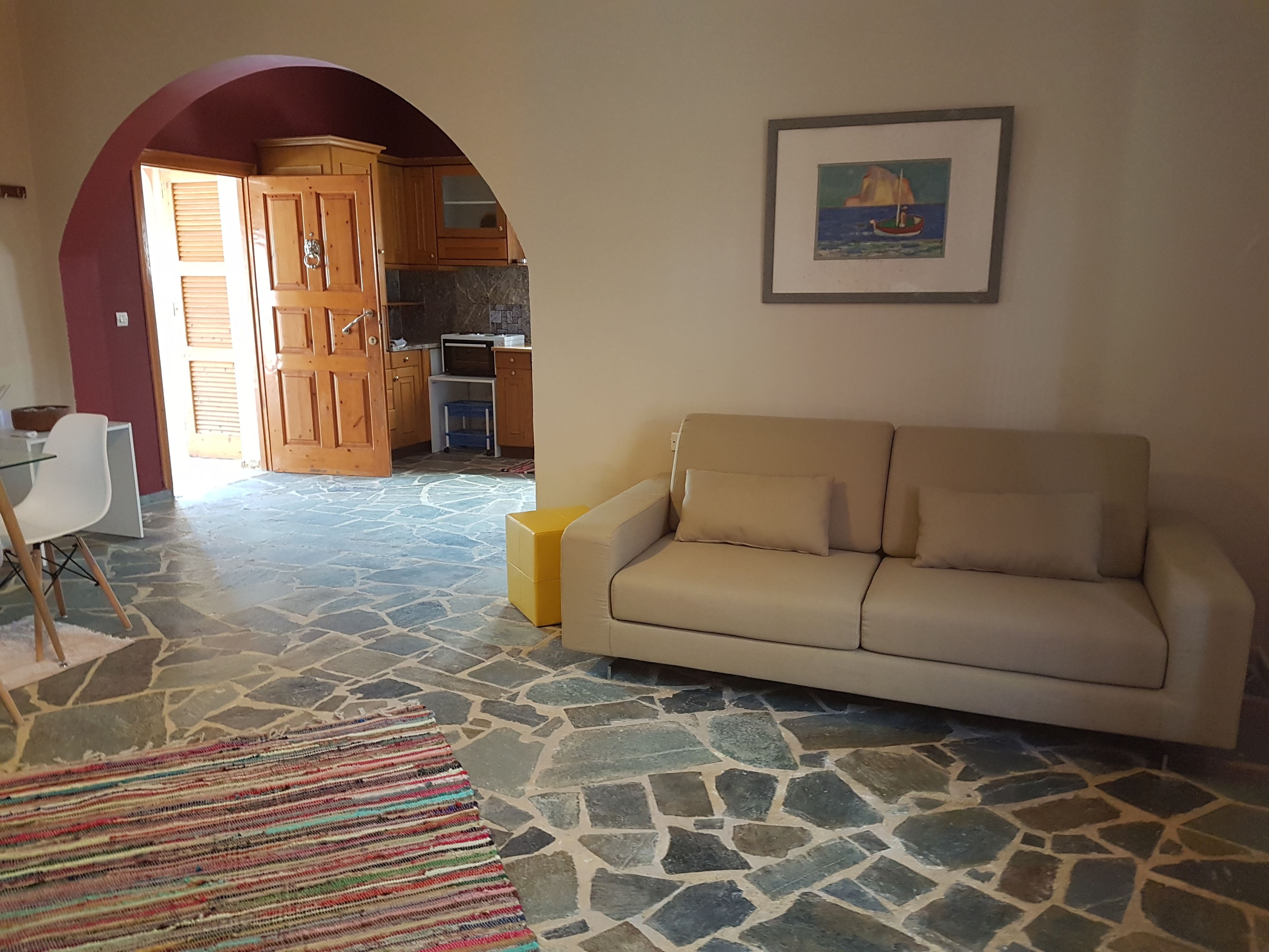 family suite | living area | flat-screen tv