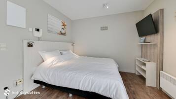 Standaard studio | Geluiddichte muren, babybedden (toeslag), gratis wifi, beddengoed